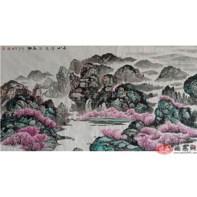 中国美术协会会员程克松 山水画《青山清泉滋万物》